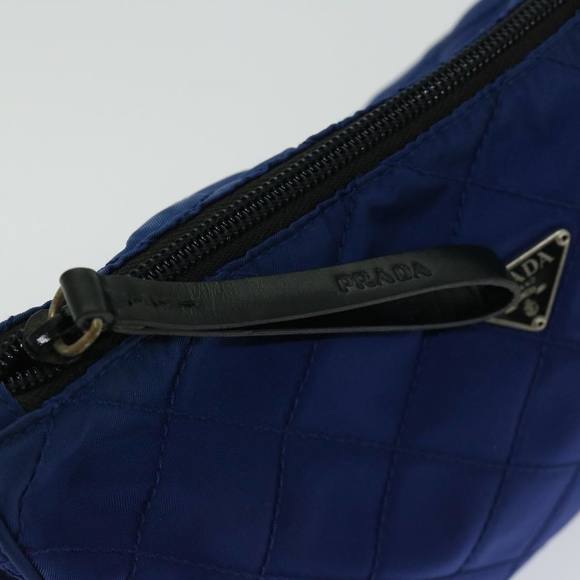 PRADA Quilted Pouch Nylon Blue Auth bs12207 - Picture 8 of 16